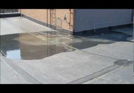 Repairing a roof ponding water area using RoofSlope – Starkweather Roofing