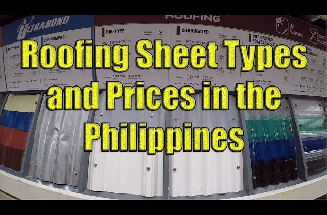 Roofing Sheets Types and Prices In The Philippines