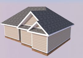 SketchUp Project House Model – Roofing Tutorial
